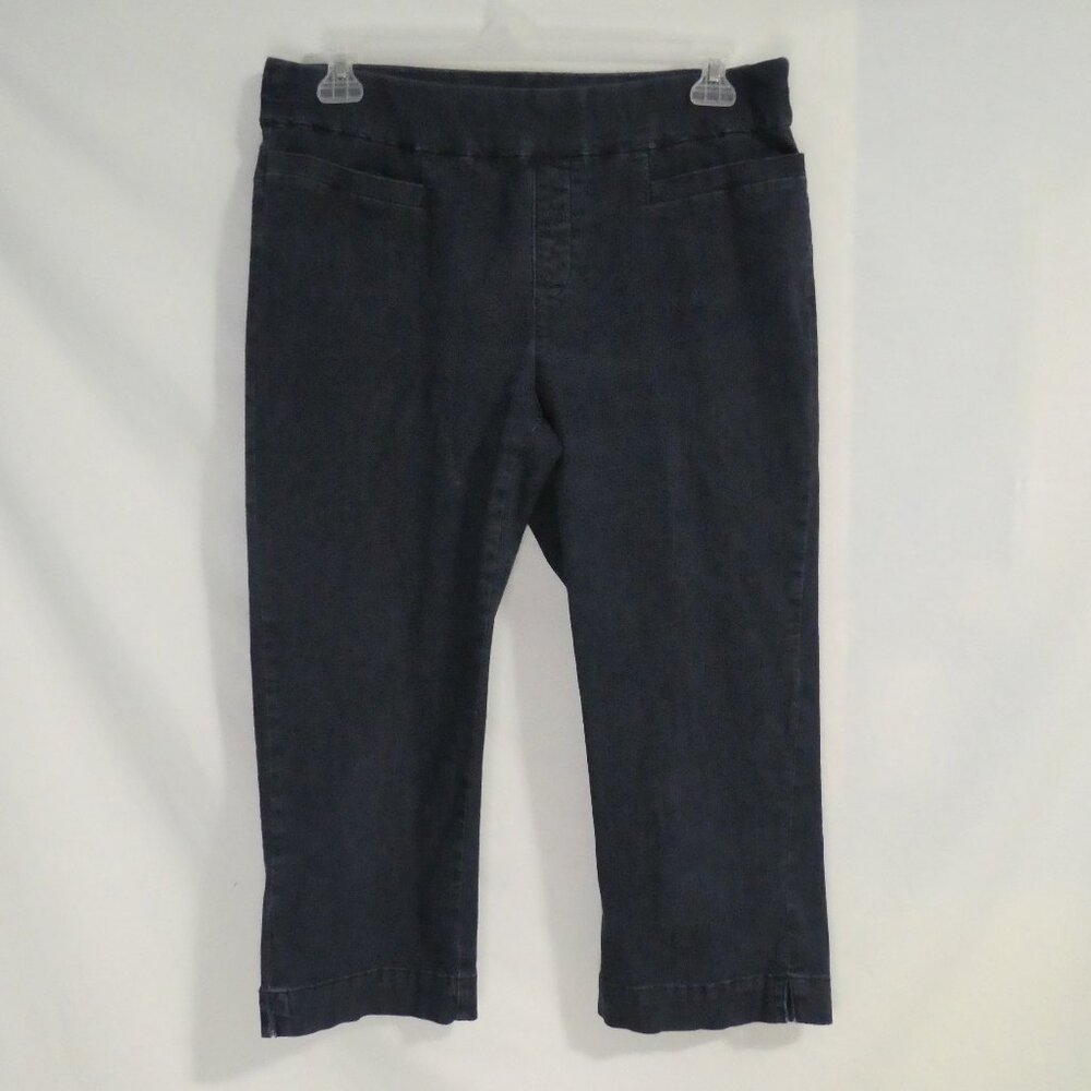 LEE - Style Wrap | size 14 medium | Blue Denim - Jean Capri Pants